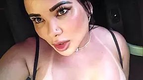 Naughty App Driver Waits For Young Married Man In Parking Lot