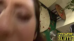 gagged teen 18+ spanked hard and roughly fucked by dom in bondage