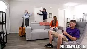 step-nana's virgin blowjob journey