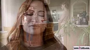 stepdaughter helps tattooed stepmom in the kitchen