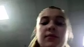 Risky public sex in the gym toilet, she whispered