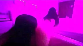 Stepmother plays with her stepdaughter