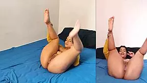 sexy petite 18+ latina smoking while her pussy gets filled with cum