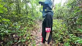 thai girl walking and showing pussy on roadside with clear thai voice