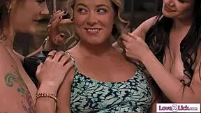 Stepdaughter Getting So Turned On With Her Nudist Stepmoms!