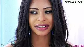 beautiful model with ebony skin tone talks about her first modeling experience