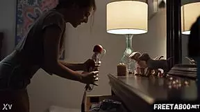 Hypocritical priest convinces teen gia derza anal virginity 😈