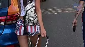 the student surrendered to strangers for double penetration