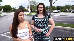 colombian hottie ditches friend for road dick