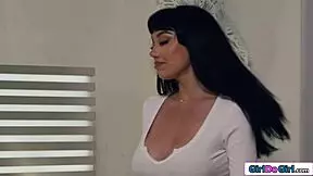 Chubby Gf Fingered And Licks Big Tits Milf To Orgasm