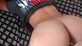 white shaved head girl takes 10 inches