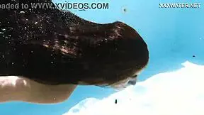 Super Hot Skinny Hungarian Babe Lana Swimming