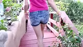 legal teen couples getting rough in pov