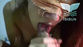 What happens when argentine girl in yellow t-shirt masturbates and stepfather sees?