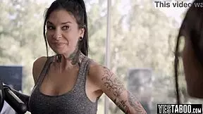 NERDY LESBIAN TEEN MANIPULATES AND FUCKS HER MILF STEPSISTERS GF!