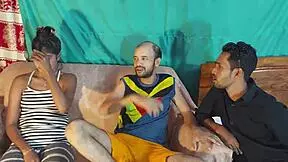 Foursome Interracial Party with Desi Girls and Boyfriends