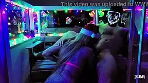 our sexy christmas gift is a sloppy blowjob cumshot