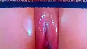 Puffy Pink Pussy in Fishnets Takes BBC