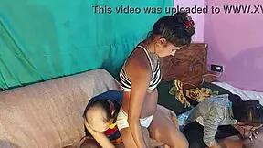 Foursome Interracial Party with Desi Girls and Boyfriends