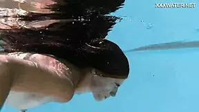 Super Hot Skinny Hungarian Babe Lana Swimming