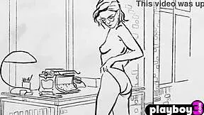 perfect tits teen secretary skye blue strips naked after boring office day