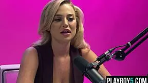 Big natural tits teen Blake Blossom fingers her pussy to intense orgasm.