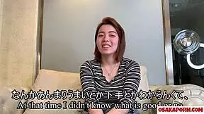 The 23-year-old chubby big-tits girl with short hair endures silent sex she doesn't love, receiving a facial and swallowing in this amateur homemade interview and strip session.