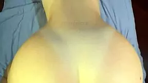 The big ass girlfriend is taking it doggystyle.