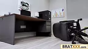 Pretty Little 18+ Teen Cosplaying Black Cat In Role-Play With Monster Cock