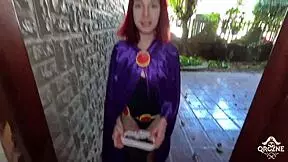 Redhead babe ravena ruiva performs in a scene with tura for free.