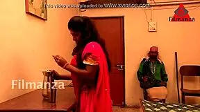 Bhabhi goes wild with young Indian man in Hindi film