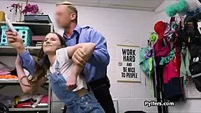 the handcuffed brunette is excited for some dicking