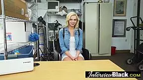 Is The Slutty Blonde Teen With Small Tits Getting Hardcore Fucked By Her Bbc Boss?