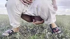 Public Pissing Compilation In Nature