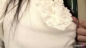 Japanese virgin teen seduces old neighbor for sperm taste in uncensored jav