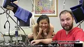 Raya Nguyen's ass gets blasted with cum in a casual scene