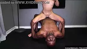 Tiny Glasses Girl Mochi Mona Stuffed With Cock And Creampies