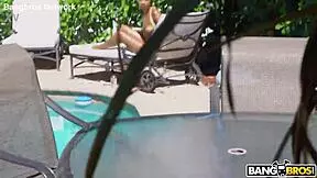 ameena rewards her helpful neighbor with a special gift at home.