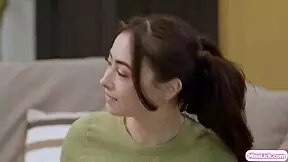 stepdaughter enjoys lesbian threesome with stepmom and best friend