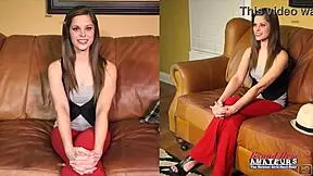 Green Eyed Brunette Hottie Livia Deepthroats A Juicy Cock And Swallows Cum