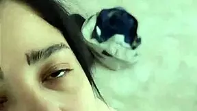 omg my first deepthroat on huge cock petite french colombian slut 😱🍆💦