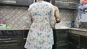 Desi jija sali hardcore sex in kitchen with dirty talk