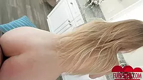 Paris White gets bent over for doggystyle cumshot at band camp