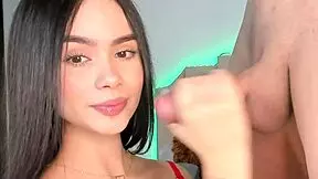 Beautiful Latina Linda rides cock nonstop