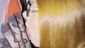 Glory hole surprise: dude nearly bursts watching her deepthroat skills