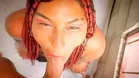 horny big ass redhead fucks for cash outdoors i pay 100