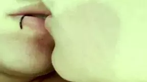 Bent over lesbians tease clits and big pussies in homemade heat