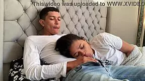 stepdad shoves cock in mouth till he cums