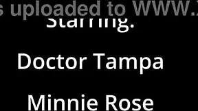 minnie rose spreads her tight pussy wide close-up then takes massive creampie blast missionary style