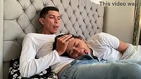 stepdad shoves cock in mouth till he cums